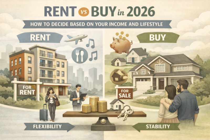 Rent vs Buy in 2026: How to Decide Based on Your Income and Lifestyle