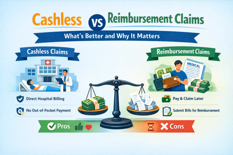 Cashless vs Reimbursement Claims: What’s Better and Why It Matters