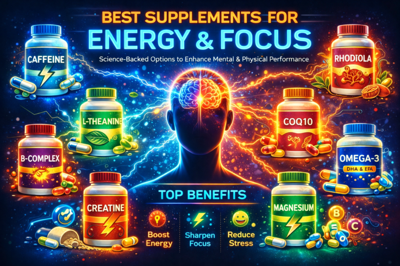 Best Supplements for Energy and Focus
