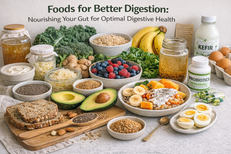Foods for Better Digestion: Nourishing Your Gut for Optimal Digestive Health